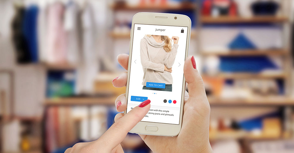 smartphone shopping